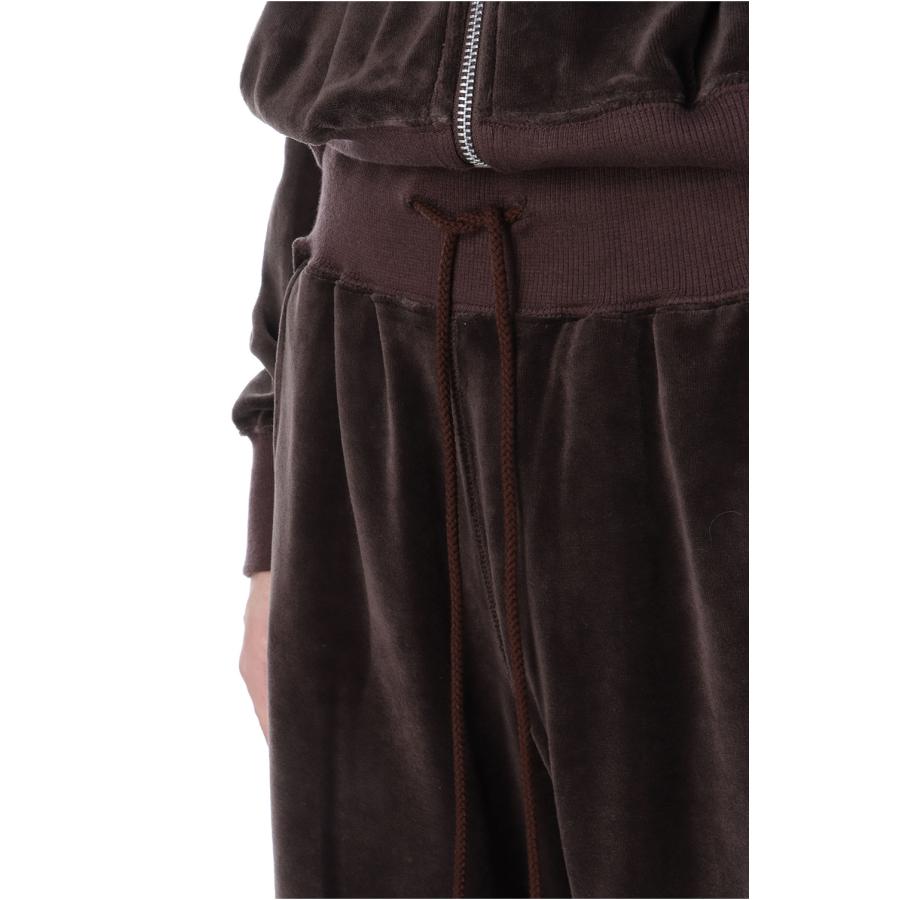 【SALE】VELOUR 3D TWISTED LOUNGE PANTS - BROWN (NF252P08) NVRFRGT(ネヴァーフォーゲット) |  | 07