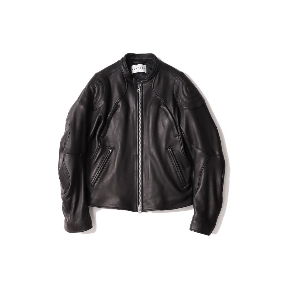 LEATHER MOTORCYCLE JACKET - BLACK (NF252J06) NVRFRGT(ネヴァーフォーゲット) | 