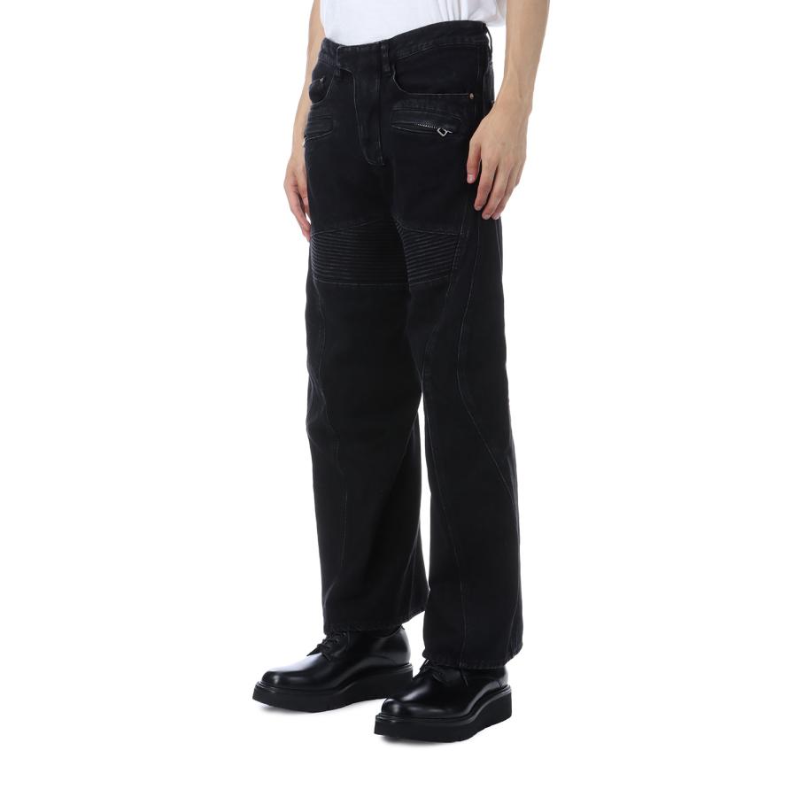 【SALE】3D TWISTED MOTO JEANS - FADED BLACK (NF252P05A) NVRFRGT(ネヴァーフォーゲット) |  | 03