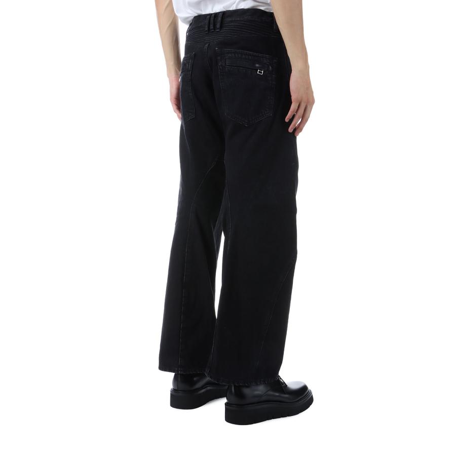 【SALE】3D TWISTED MOTO JEANS - FADED BLACK (NF252P05A) NVRFRGT(ネヴァーフォーゲット) |  | 04