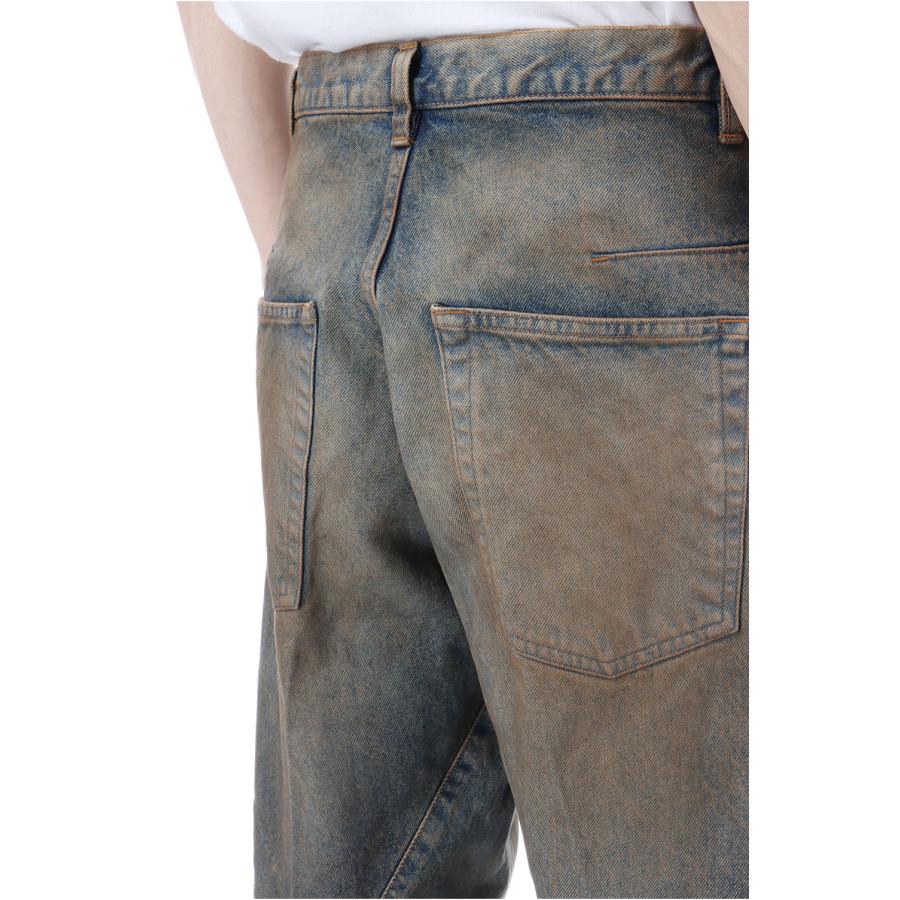 【SALE】3D TWISTED WIDE LEG JEANS - MUD FADED INDIGO (NF251P14A) NVRFRGT(ネヴァーフォーゲット) |  | 07