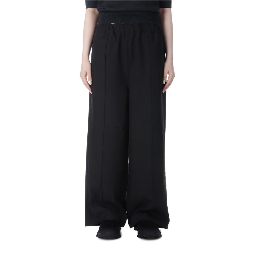 【SALE】Pintuck Wide Pants - BLACK (62520730) anuke(アンヌーク) |  | 01