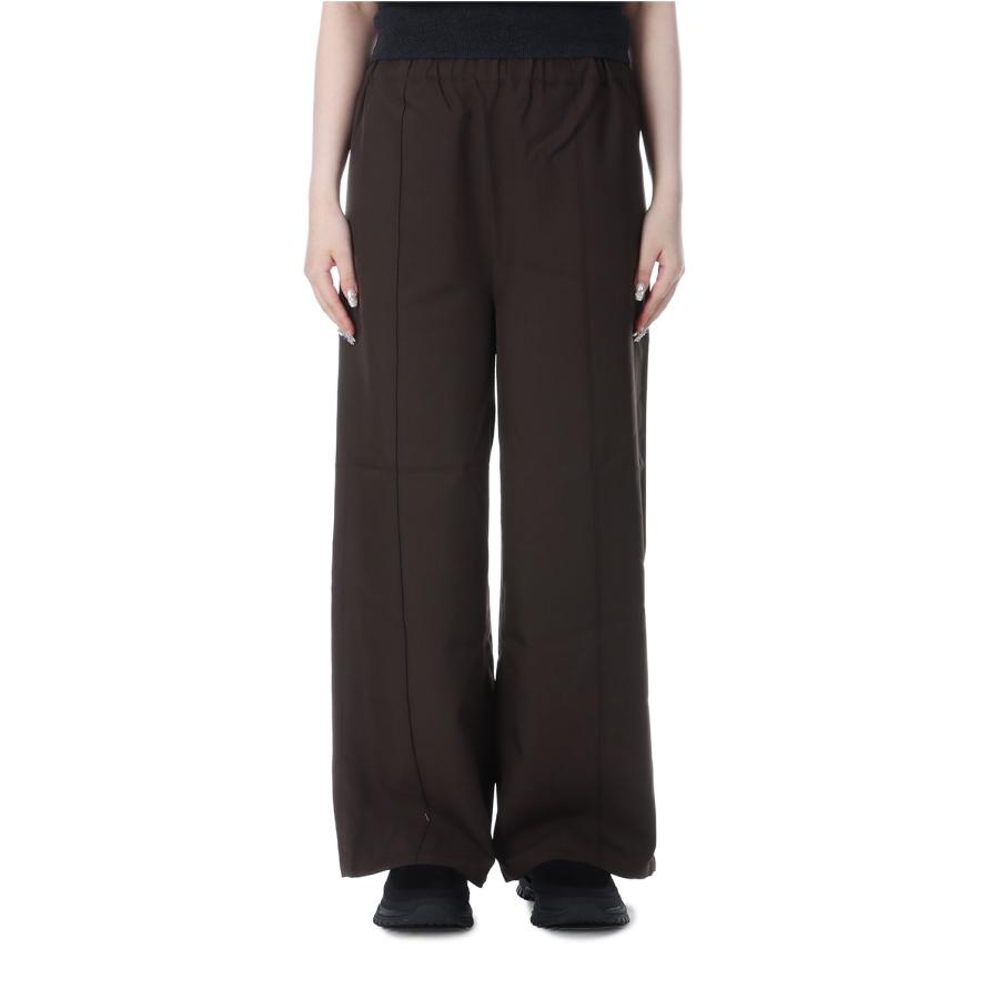 【SALE】Pintuck Wide Pants - BROWN (62520730) anuke(アンヌーク) |  | 01