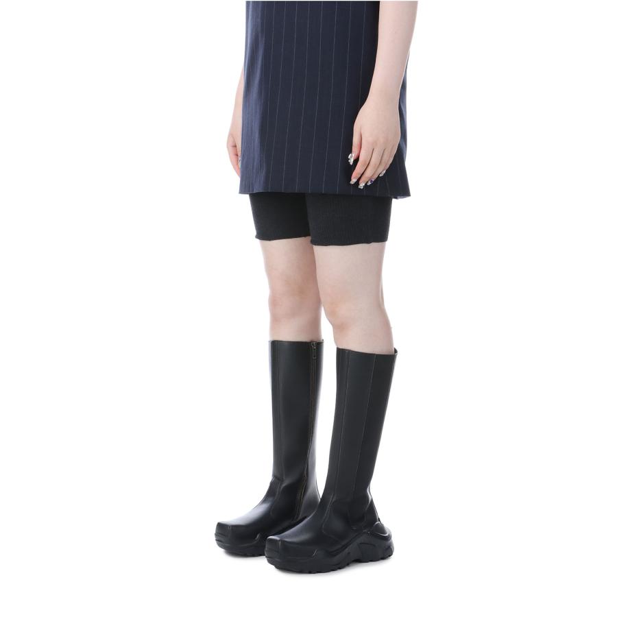 【SALE】Rib Biker Pants - CHARCOAL GRAY (62520717) anuke(アンヌーク) |  | 03