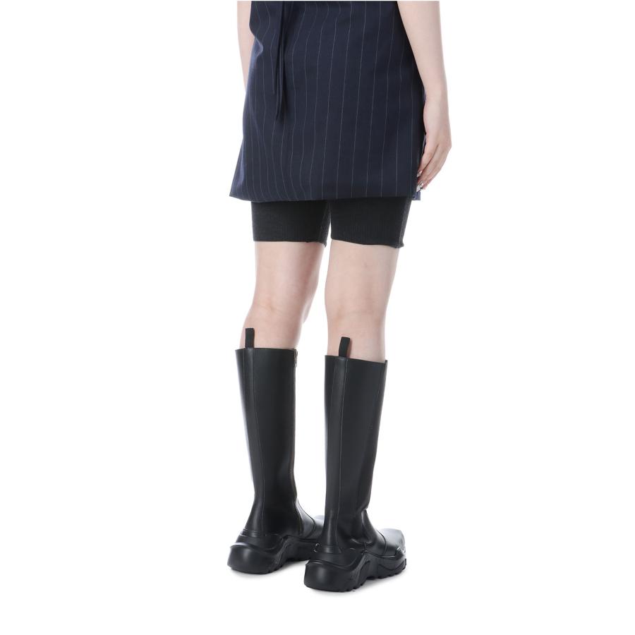 【SALE】Rib Biker Pants - CHARCOAL GRAY (62520717) anuke(アンヌーク) |  | 04