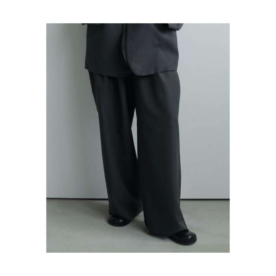 Heather Stretch Pants - CHARCOAL GRAY (62520706) anuke(アンヌーク) |  | 08