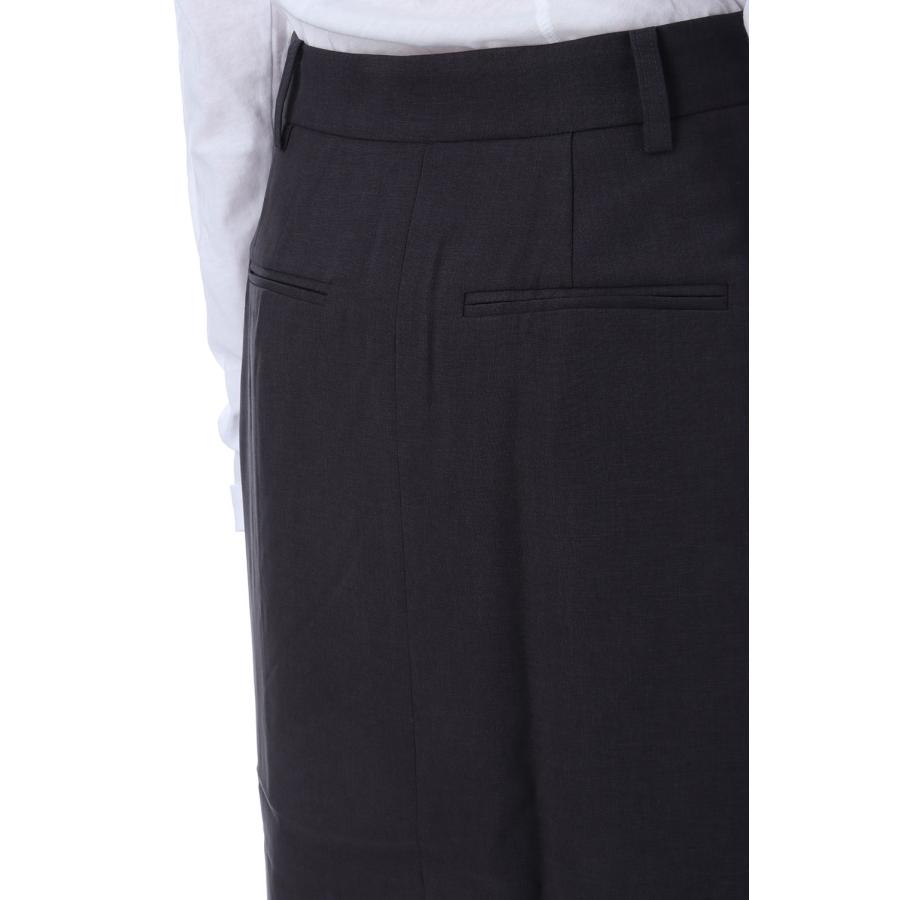 【SALE】Heather Stretch Middleskirt - CHARCOAL GRAY (62520801) anuke(アンヌーク) |  | 03