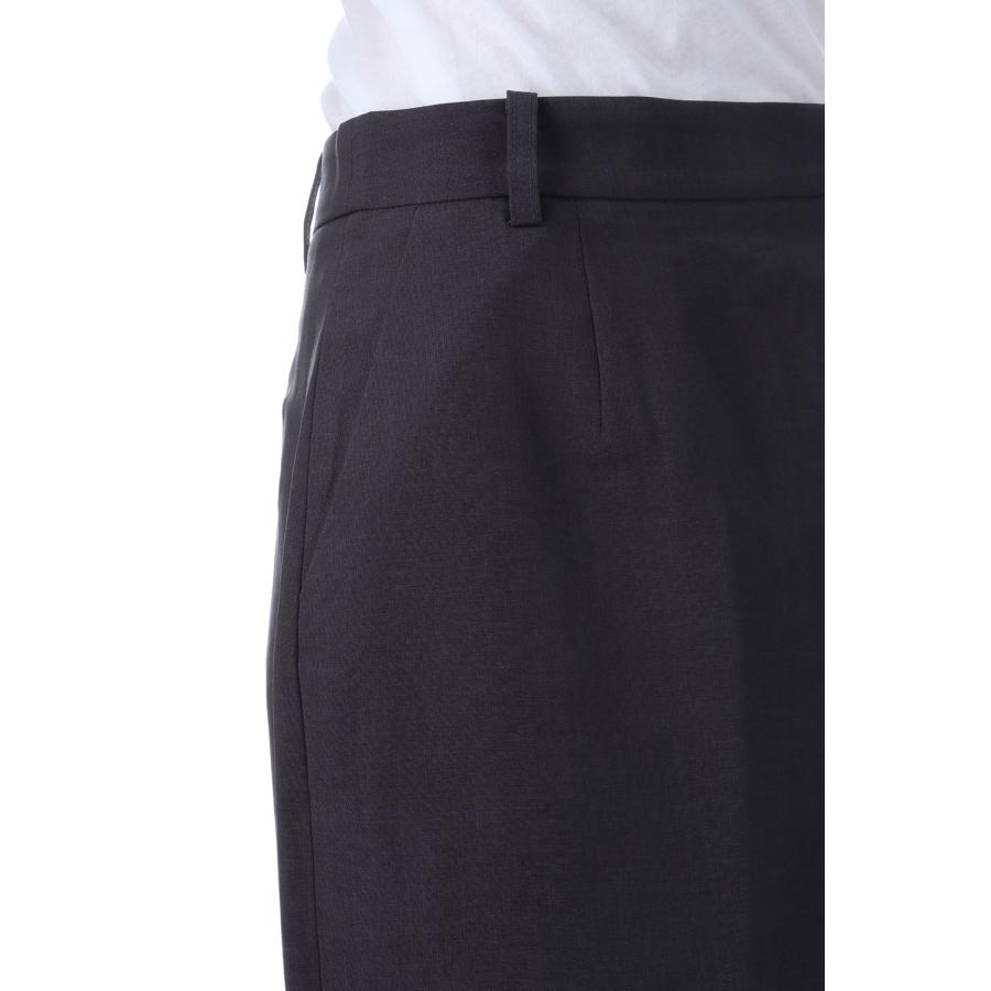 Heather Stretch Middleskirt - CHARCOAL GRAY (62520801) anuke(アンヌーク) |  | 04