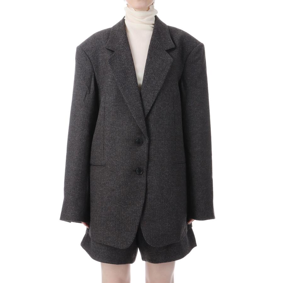 Herringbone Wool Jacket - BROWN (62520107) anuke(アンヌーク