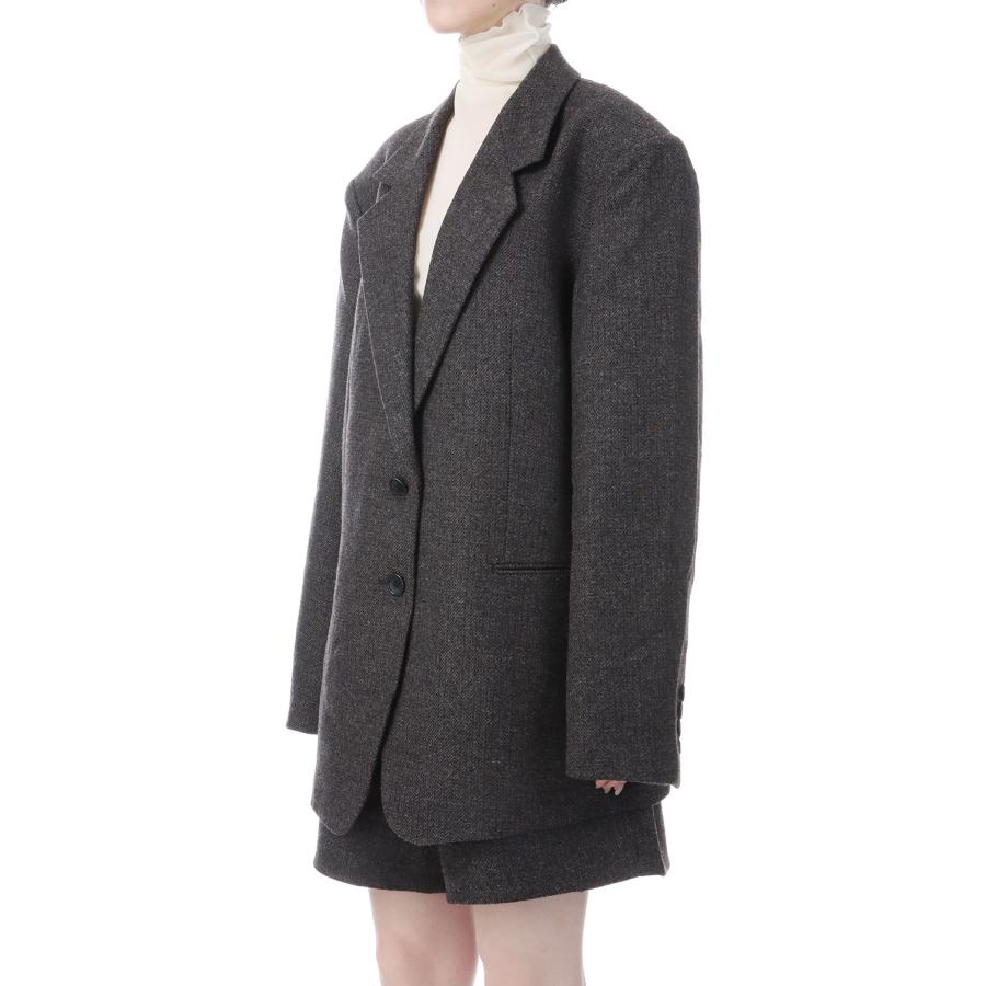 Herringbone Wool Jacket - BROWN (62520107) anuke(アンヌーク) |  | 01