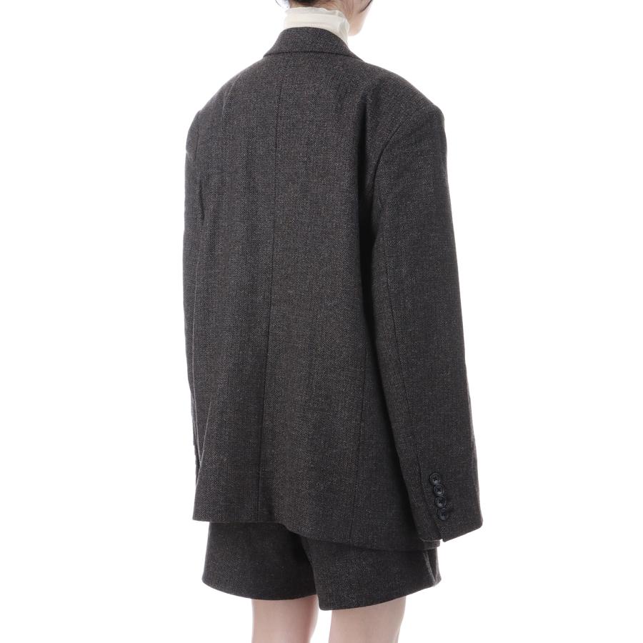 Herringbone Wool Jacket - BROWN (62520107) anuke(アンヌーク) |  | 02