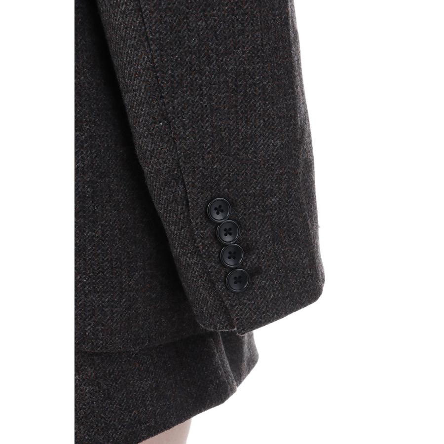 Herringbone Wool Jacket - BROWN (62520107) anuke(アンヌーク) |  | 03