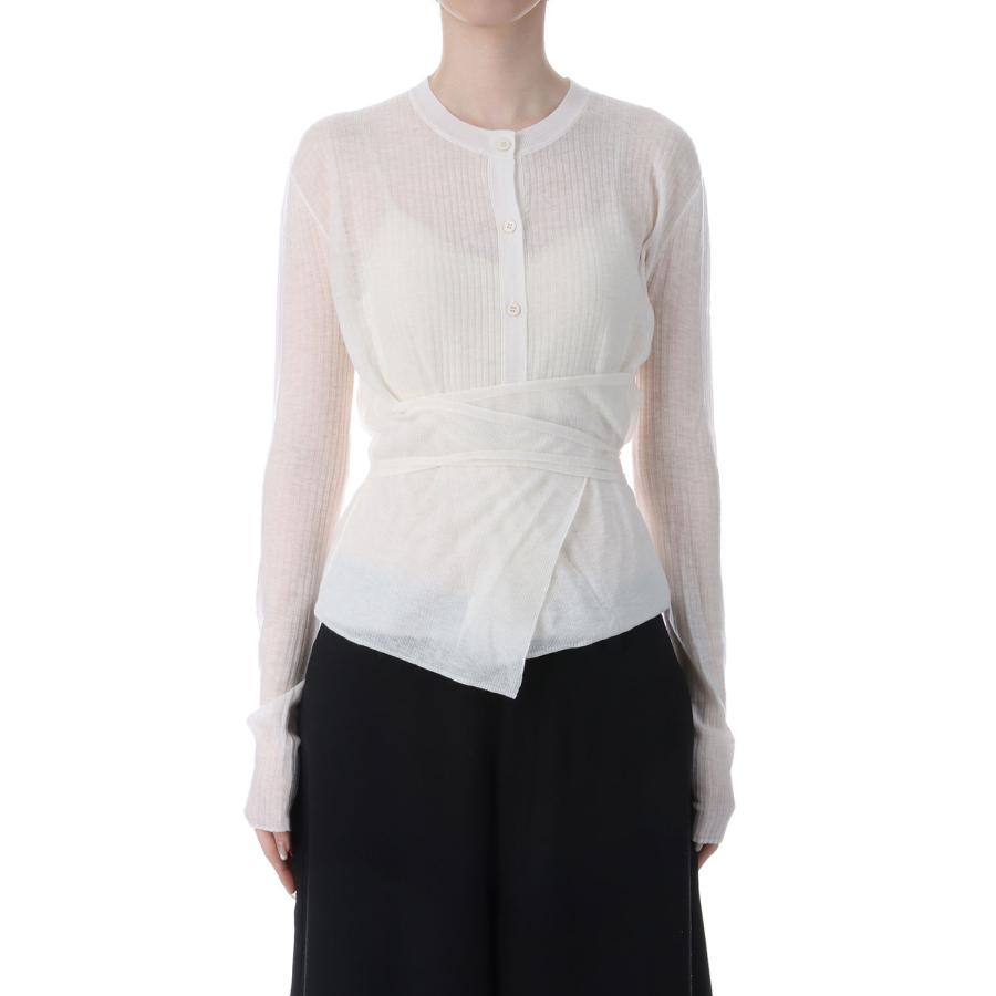 【SALE】Wool Cachecoeur Cardigan - IVORY (62520502) anuke(アンヌーク) |  | 06