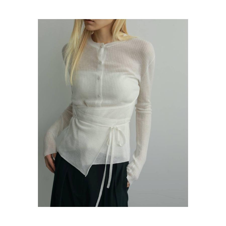 【SALE】Wool Cachecoeur Cardigan - IVORY (62520502) anuke(アンヌーク) |  | 09