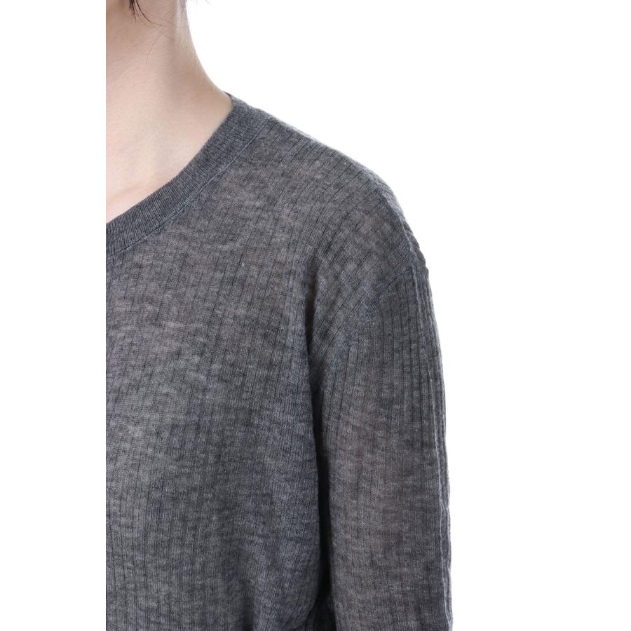 Wool Cachecoeur Cardigan - CHARCOAL GRAY (62520502) anuke(アンヌーク) |  | 06