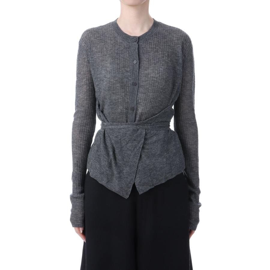 【SALE】Wool Cachecoeur Cardigan - CHARCOAL GRAY (62520502) anuke(アンヌーク) |  | 06