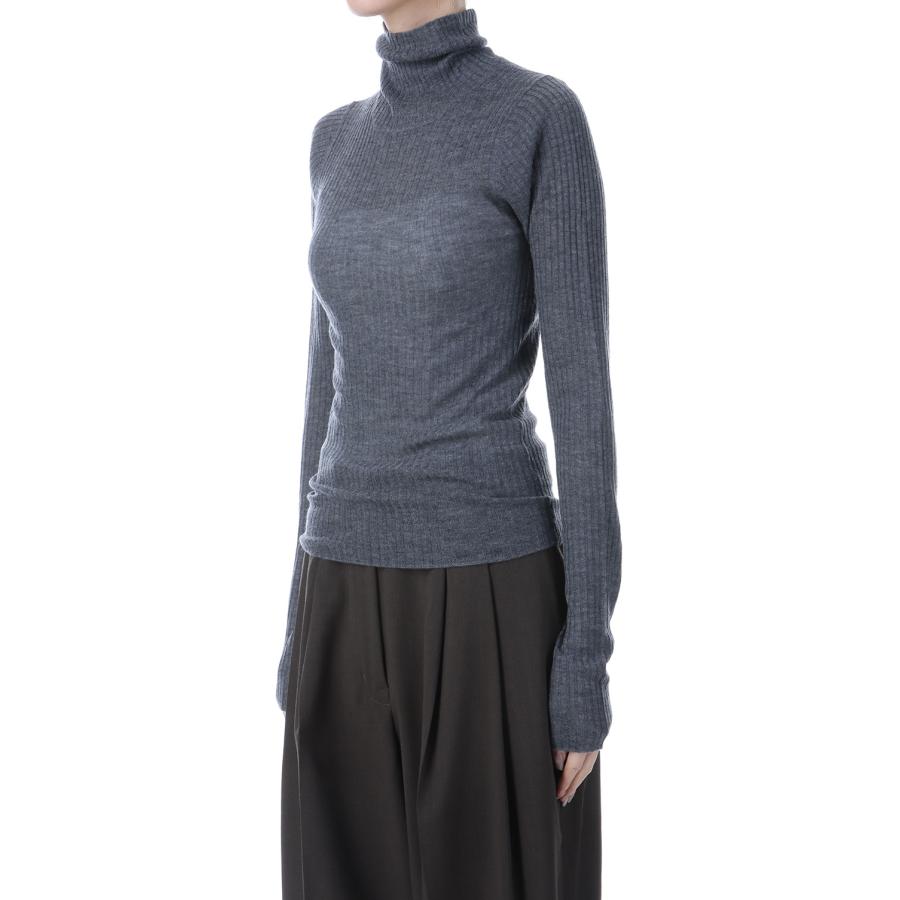 Soft Rib Turtle - CHARCOAL GRAY (62520536) anuke(アンヌーク) |  | 01