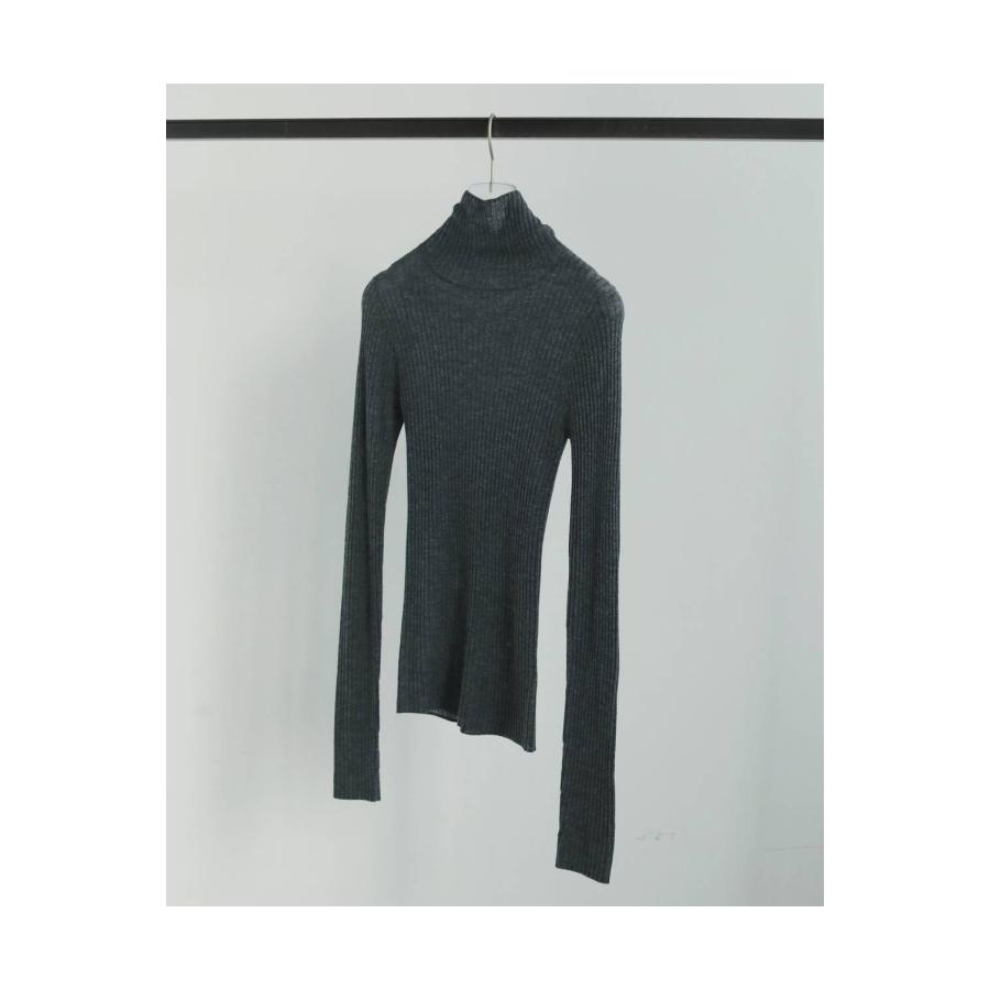 Soft Rib Turtle - CHARCOAL GRAY (62520536) anuke(アンヌーク) |  | 07