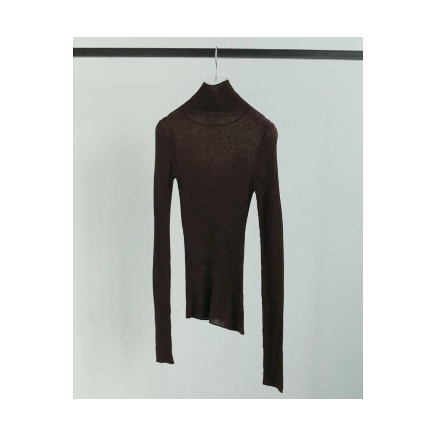 Soft Rib Turtle - BROWN (62520536) anuke(アンヌーク) |  | 07