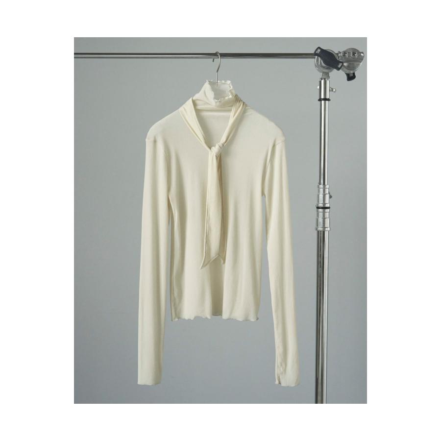 Velour Tie Tops - IVORY (62520601) anuke(アンヌーク) |  | 01