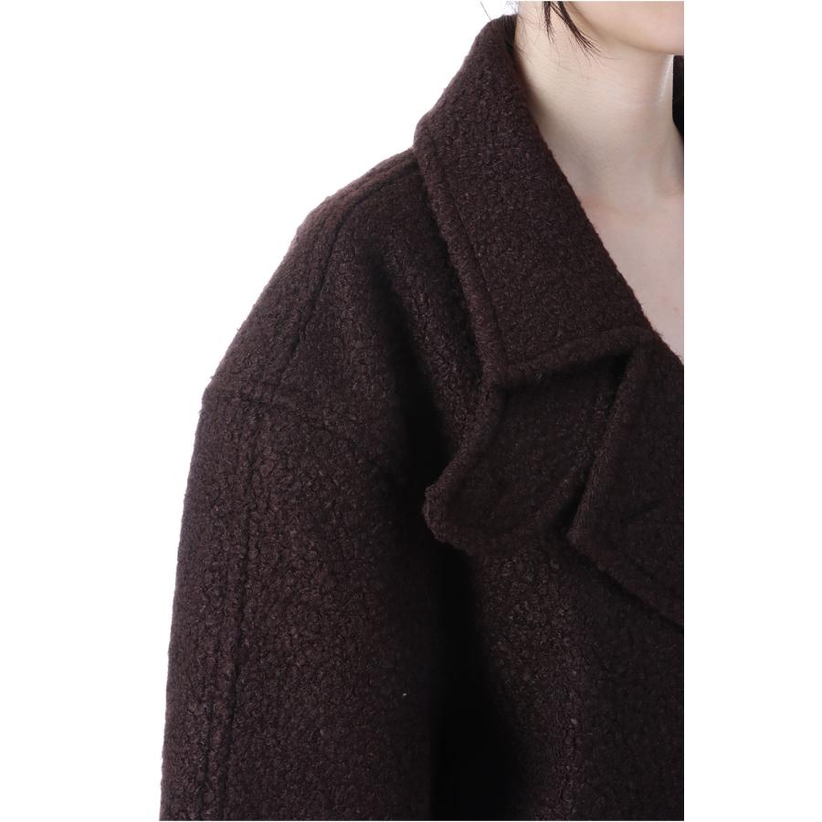 Double Tweed Coat - BROWN (62520005) anuke(アンヌーク) |  | 06