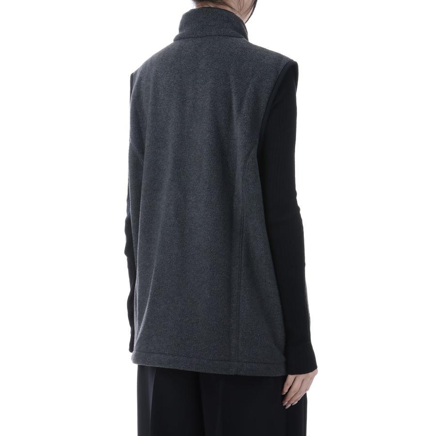 Fleece Zip Vest - CHARCOAL GRAY (62520113) anuke(アンヌーク) |  | 03