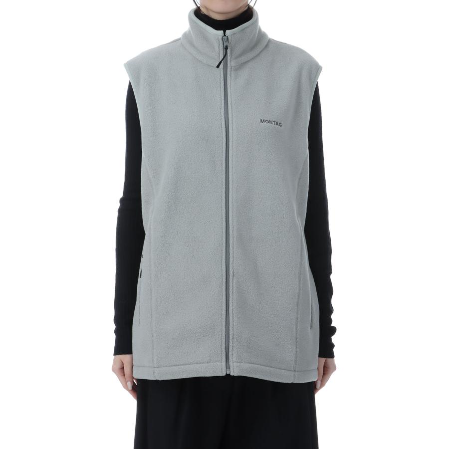 Fleece Zip Vest - ICE BLUE (62520113) anuke(アンヌーク) |  | 01