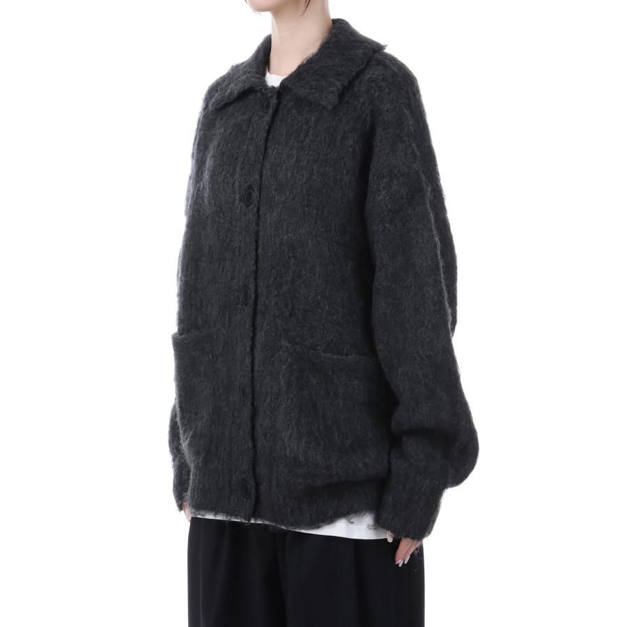 Brashed Knit Jacket - CHARCOAL GRAY (62520522) anuke(アンヌーク) |  | 01