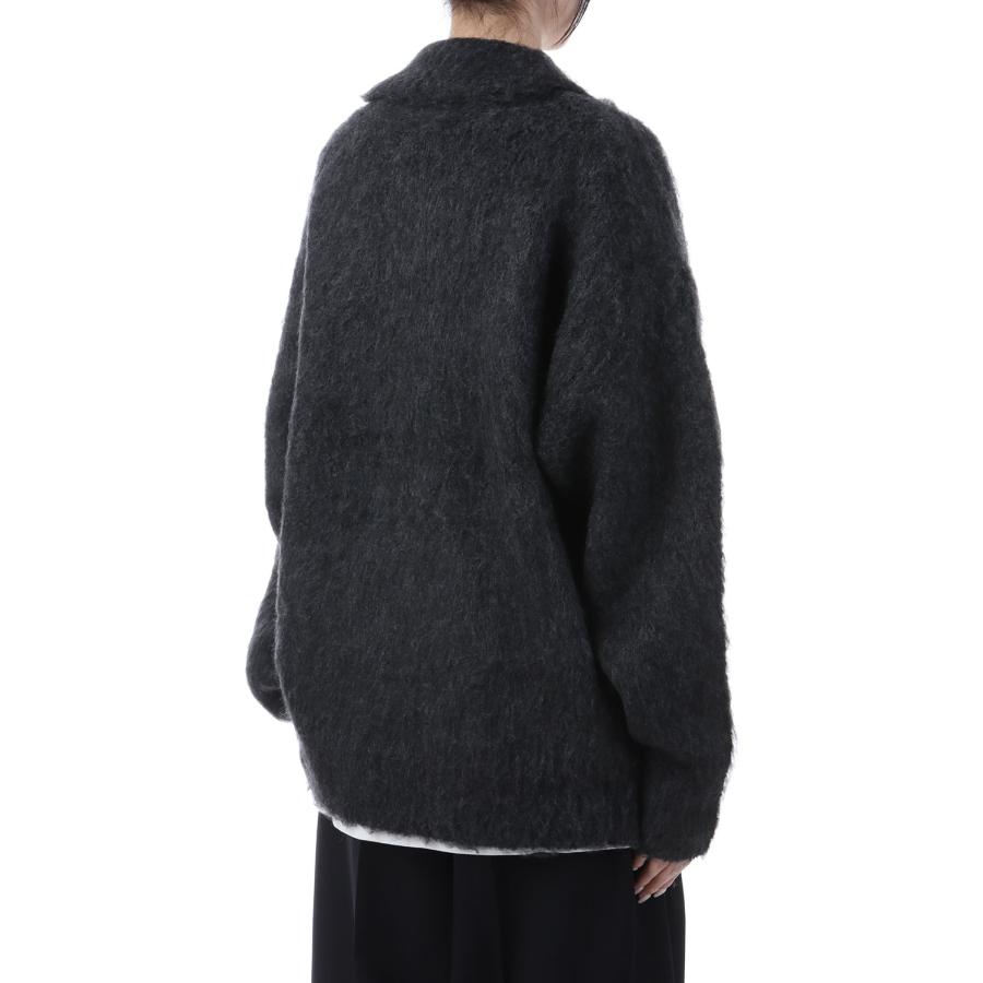 Brashed Knit Jacket - CHARCOAL GRAY (62520522) anuke(アンヌーク) |  | 02