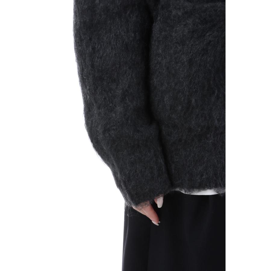 Brashed Knit Jacket - CHARCOAL GRAY (62520522) anuke(アンヌーク) |  | 04