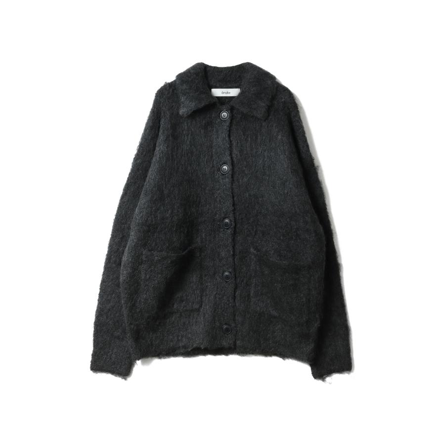 Brashed Knit Jacket - CHARCOAL GRAY (62520522) anuke(アンヌーク) |  | 06