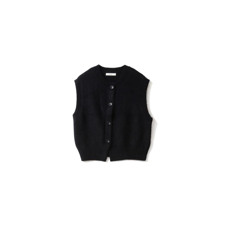 Crewneck Botton Vest - BLACK (62520538) anuke(アンヌーク) | 