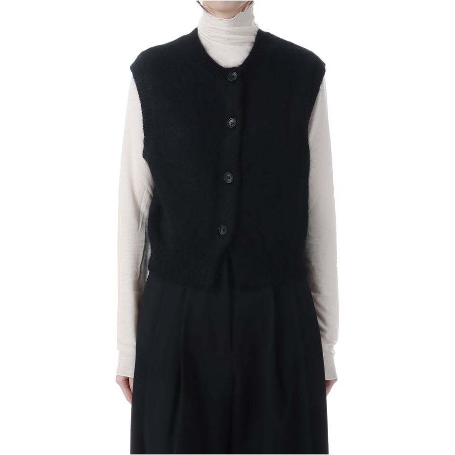 Crewneck Botton Vest - BLACK (62520538) anuke(アンヌーク) |  | 01