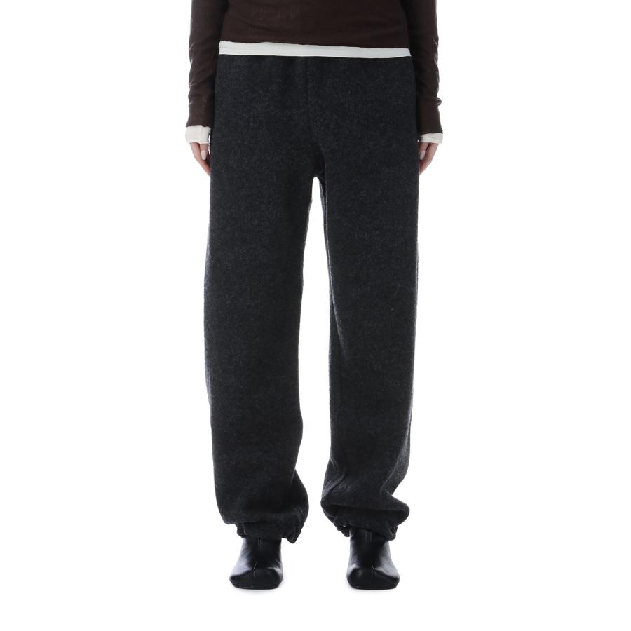 Wool Drawstring Pants - CHARCOAL GRAY (62520725) anuke(アンヌーク) |  | 01