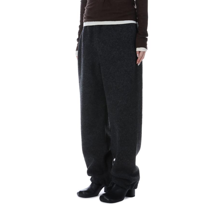 Wool Drawstring Pants - CHARCOAL GRAY (62520725) anuke(アンヌーク) |  | 02