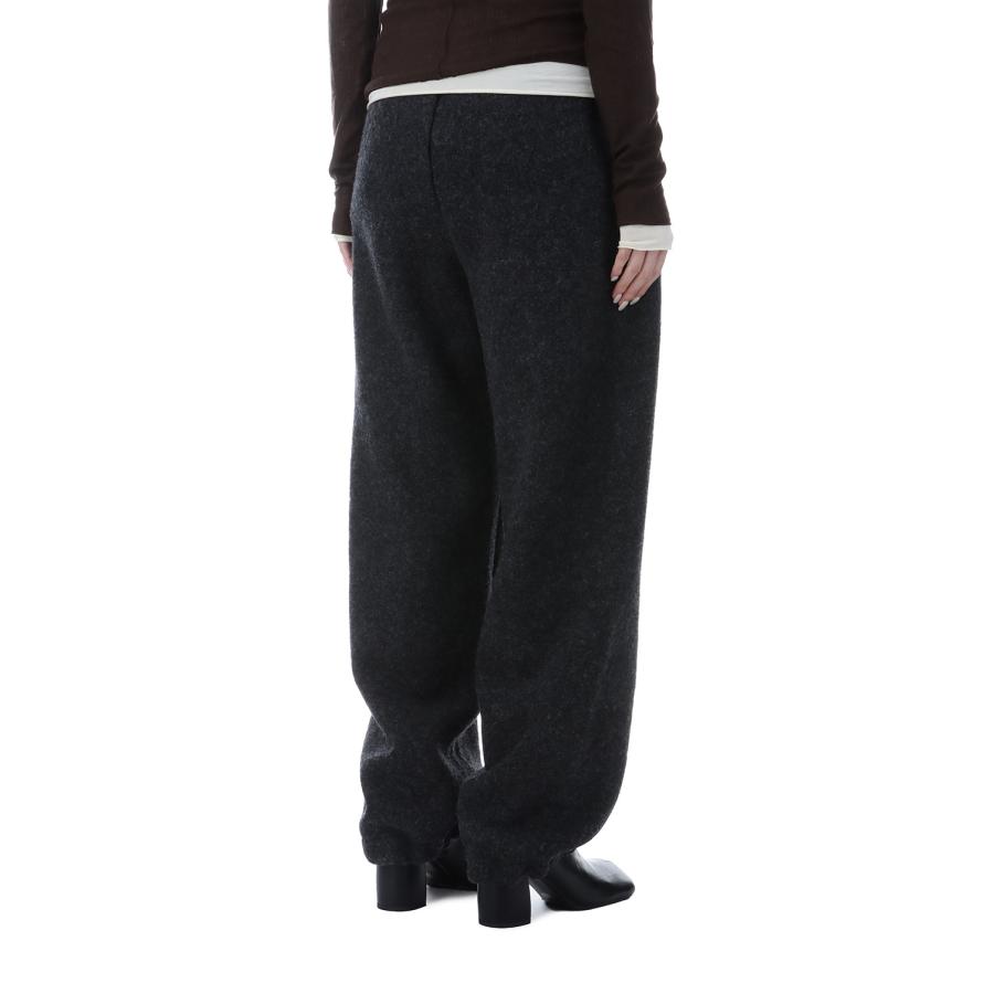 Wool Drawstring Pants - CHARCOAL GRAY (62520725) anuke(アンヌーク) |  | 03