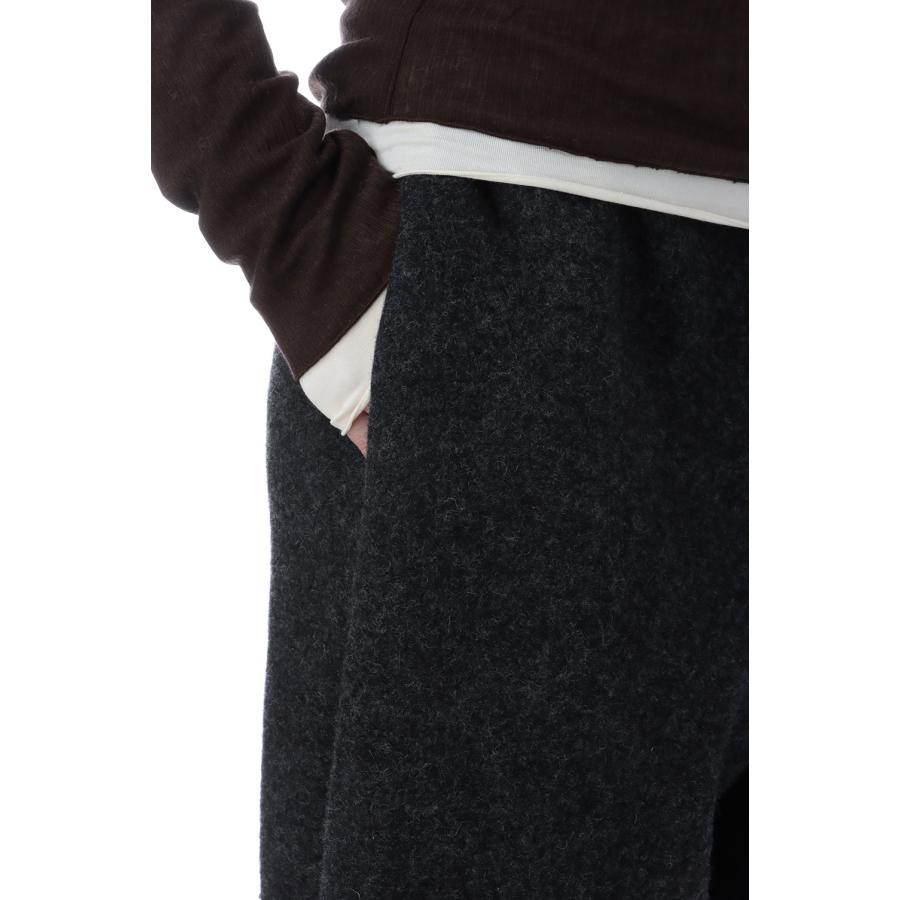 Wool Drawstring Pants - CHARCOAL GRAY (62520725) anuke(アンヌーク) |  | 04