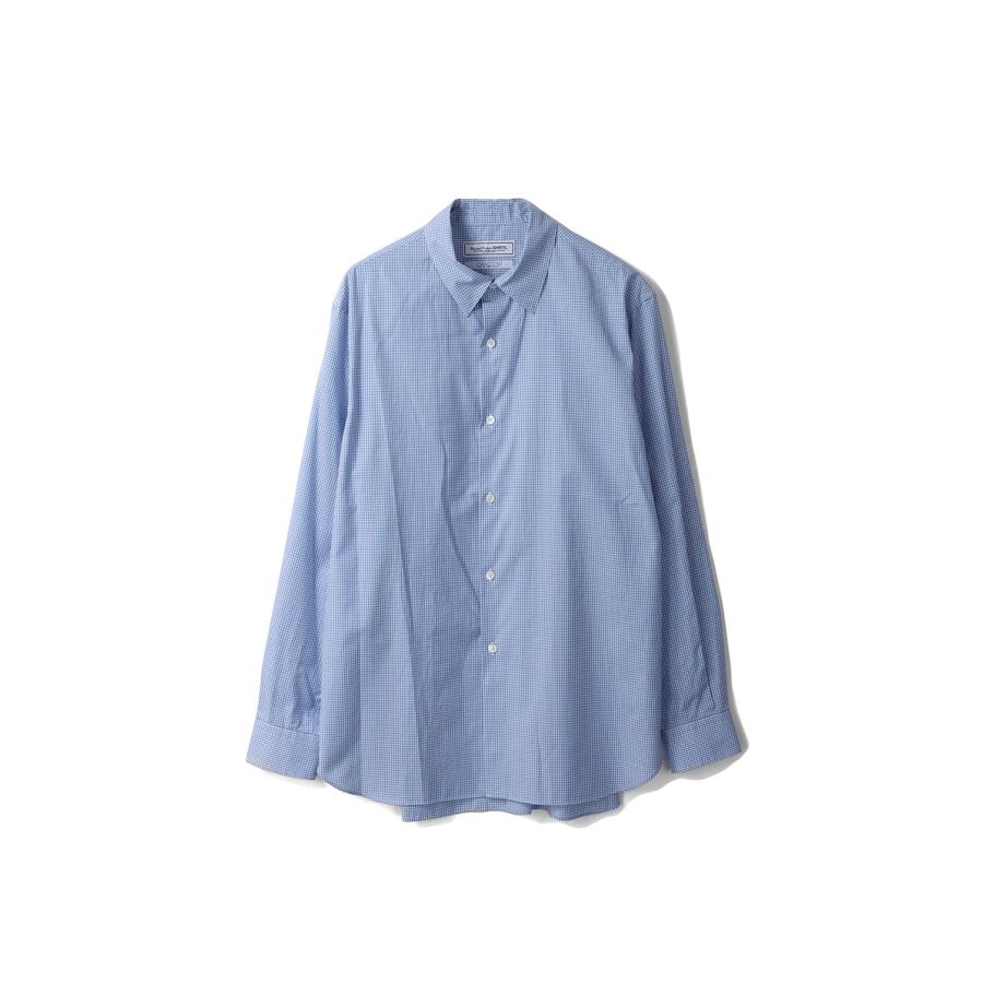 【SALE】CANCLINI FRENCH FRONT L/S SHIRTS - BLUE (253-60301) Universal Products(ユニバーサルプロダクツ) |  | 05