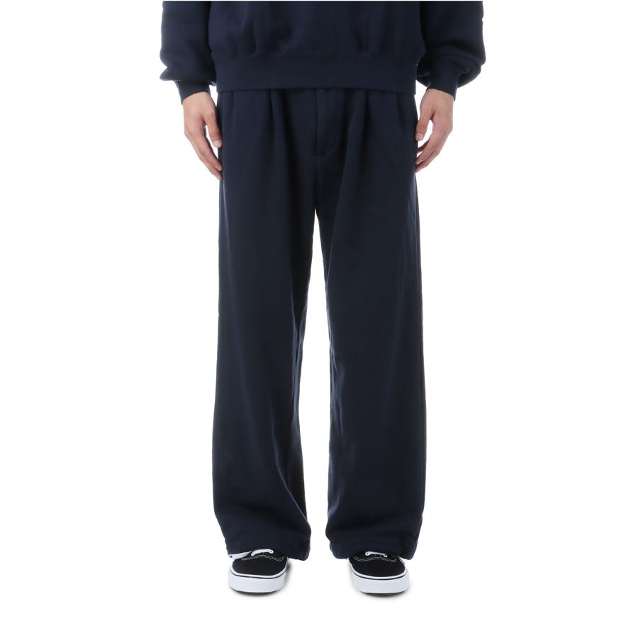 【P2倍 / SALE】JUMBERCA SWEAT STARAIGHT TROUSERS - NAVY (253−60505) Universal Products(ユニバーサルプロダクツ) | 