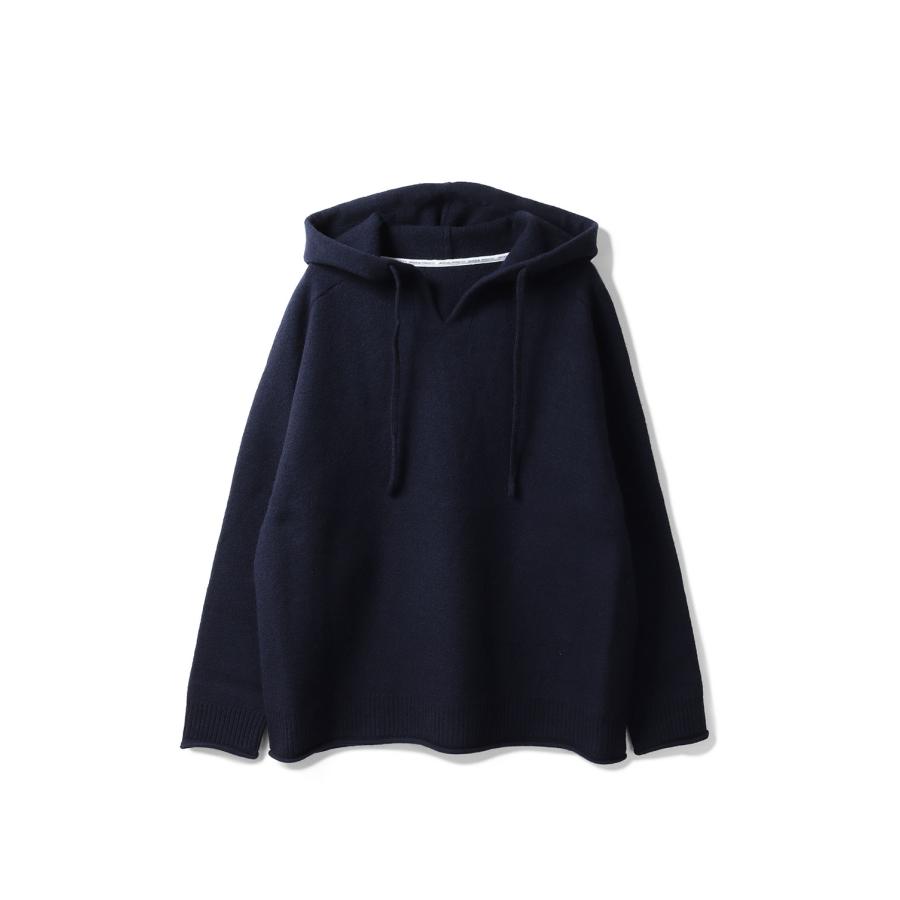 【P2倍 / SALE】FELTED MERINO WOOL FOODIE KNIT - NAVY (253-60204) Universal Products(ユニバーサルプロダクツ) |  | 05