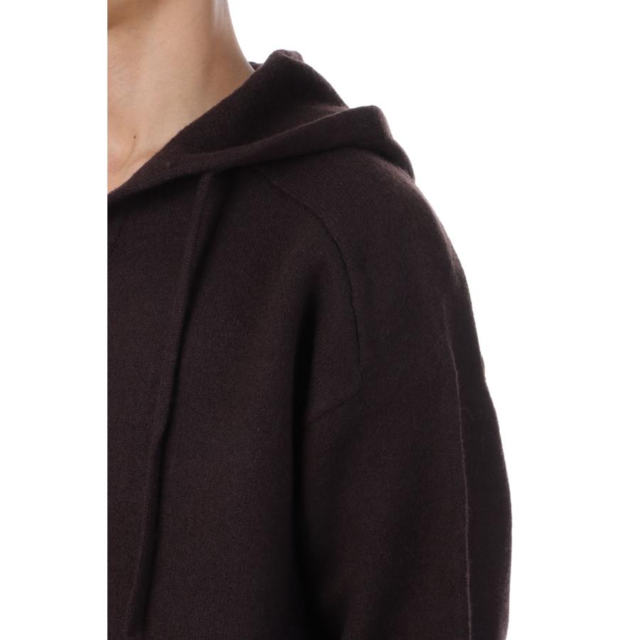 【P2倍 / SALE】FELTED MERINO WOOL FOODIE KNIT - BROWN (253-60204) Universal Products(ユニバーサルプロダクツ) |  | 03