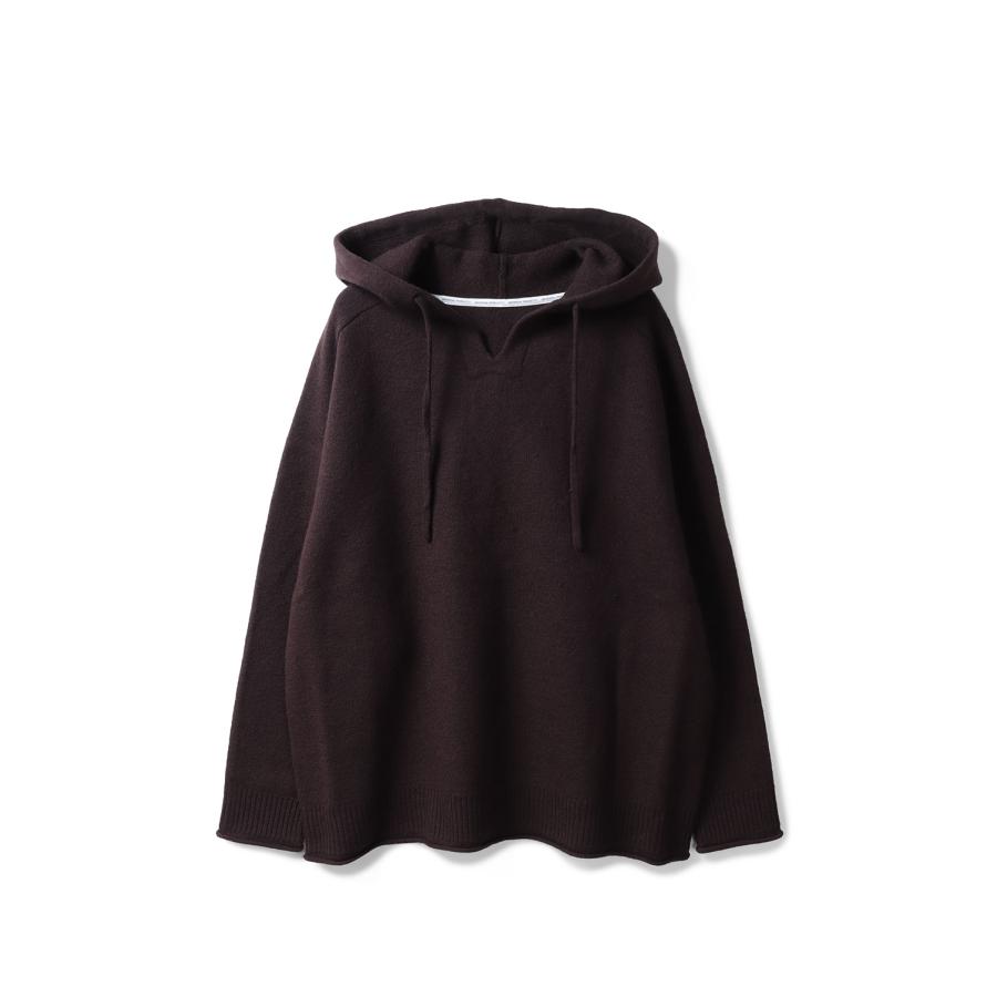 【P2倍 / SALE】FELTED MERINO WOOL FOODIE KNIT - BROWN (253-60204) Universal Products(ユニバーサルプロダクツ) |  | 05