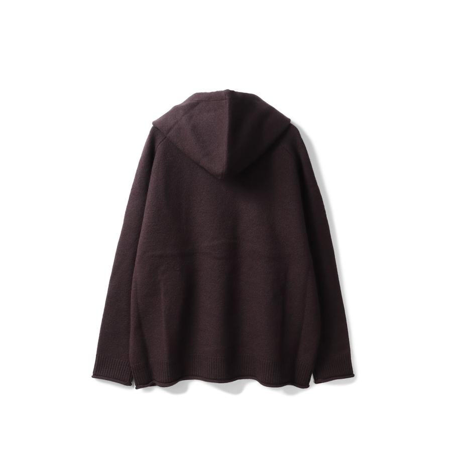 【P2倍 / SALE】FELTED MERINO WOOL FOODIE KNIT - BROWN (253-60204) Universal Products(ユニバーサルプロダクツ) |  | 06