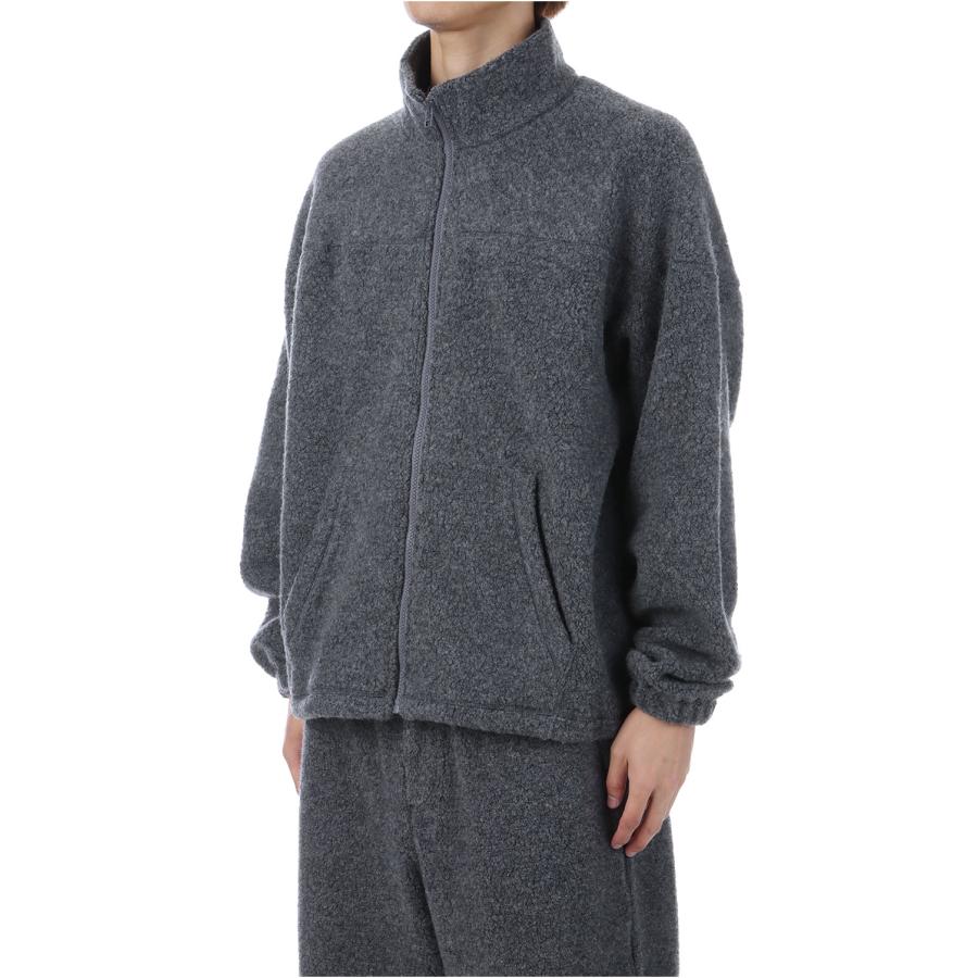 【P2倍 / SALE】WOOL FLEECE DERBY JACKET - GRAY (253-60108) Universal Products(ユニバーサルプロダクツ) |  | 01