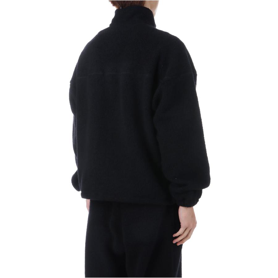 【P2倍 / SALE】WOOL FLEECE DERBY JACKET - BLACK (253-60108) Universal Products(ユニバーサルプロダクツ) |  | 02