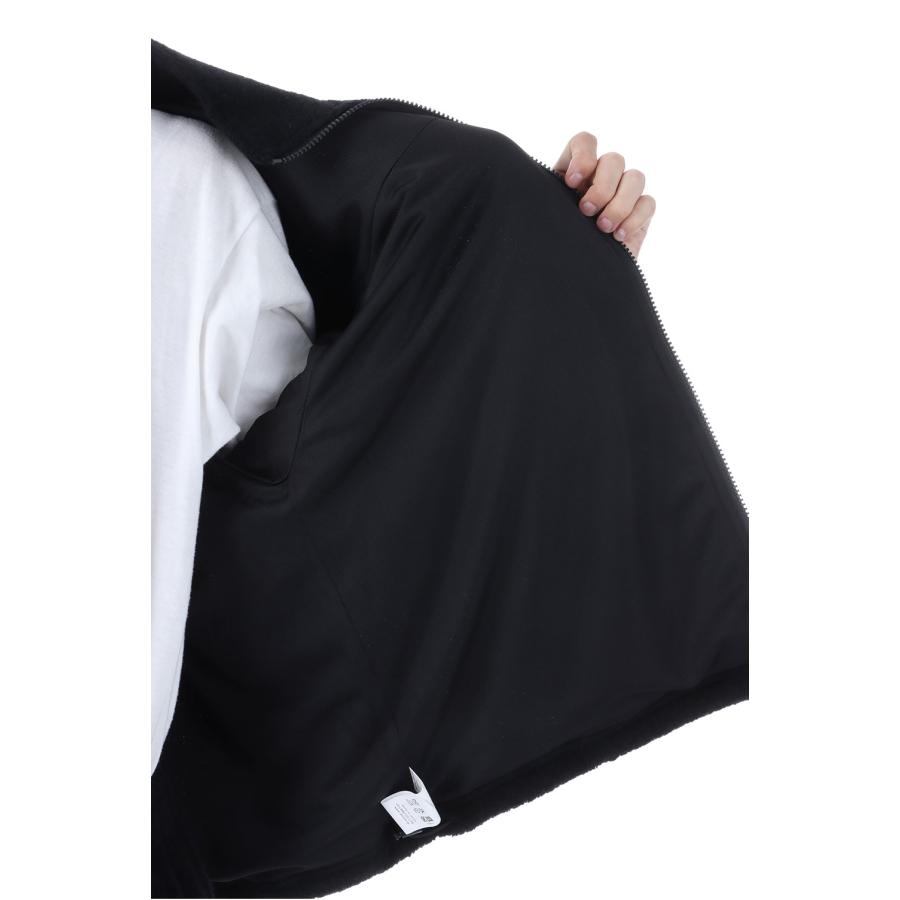 【P2倍 / SALE】WOOL FLEECE DERBY JACKET - BLACK (253-60108) Universal Products(ユニバーサルプロダクツ) |  | 05