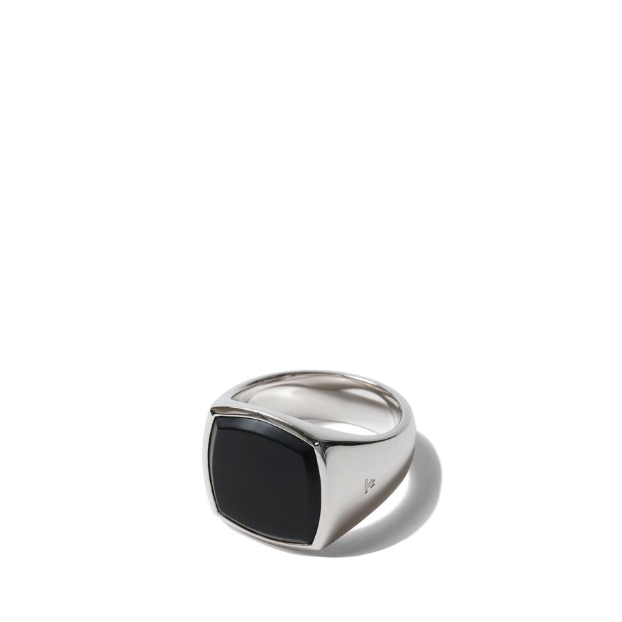 Cushion Black Onyx (M) - SILVER / BLACK ONYX (100305M) TOMWOOD(トムウッド) | 