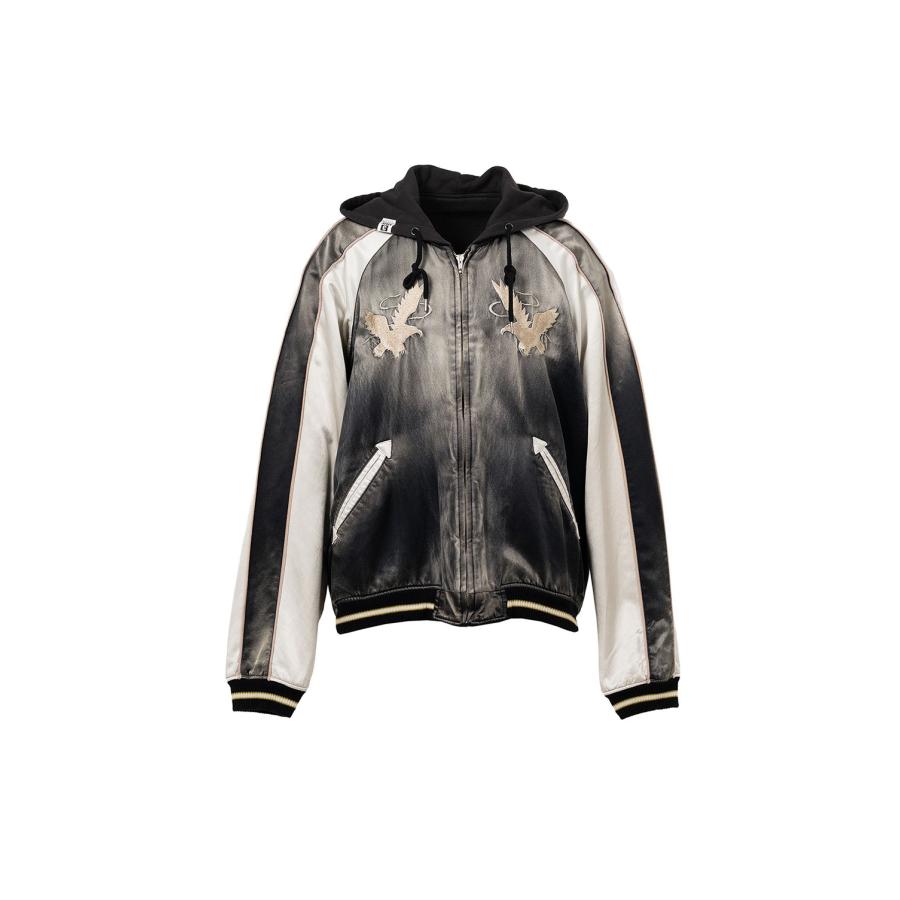 【P2倍】REVERSIBLE SOUVENIR JACKET - BLACK (J15BL143) MIHARA YASUHIRO(ミハラ ヤスヒロ) | 