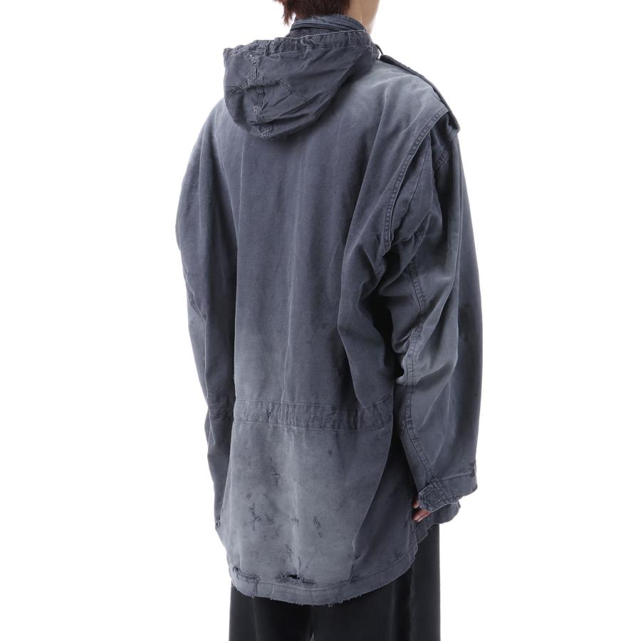 【P2倍】DISTRESSED M-65 JACKET - BLACK (J15BL171) MIHARA YASUHIRO(ミハラ ヤスヒロ) |  | 02