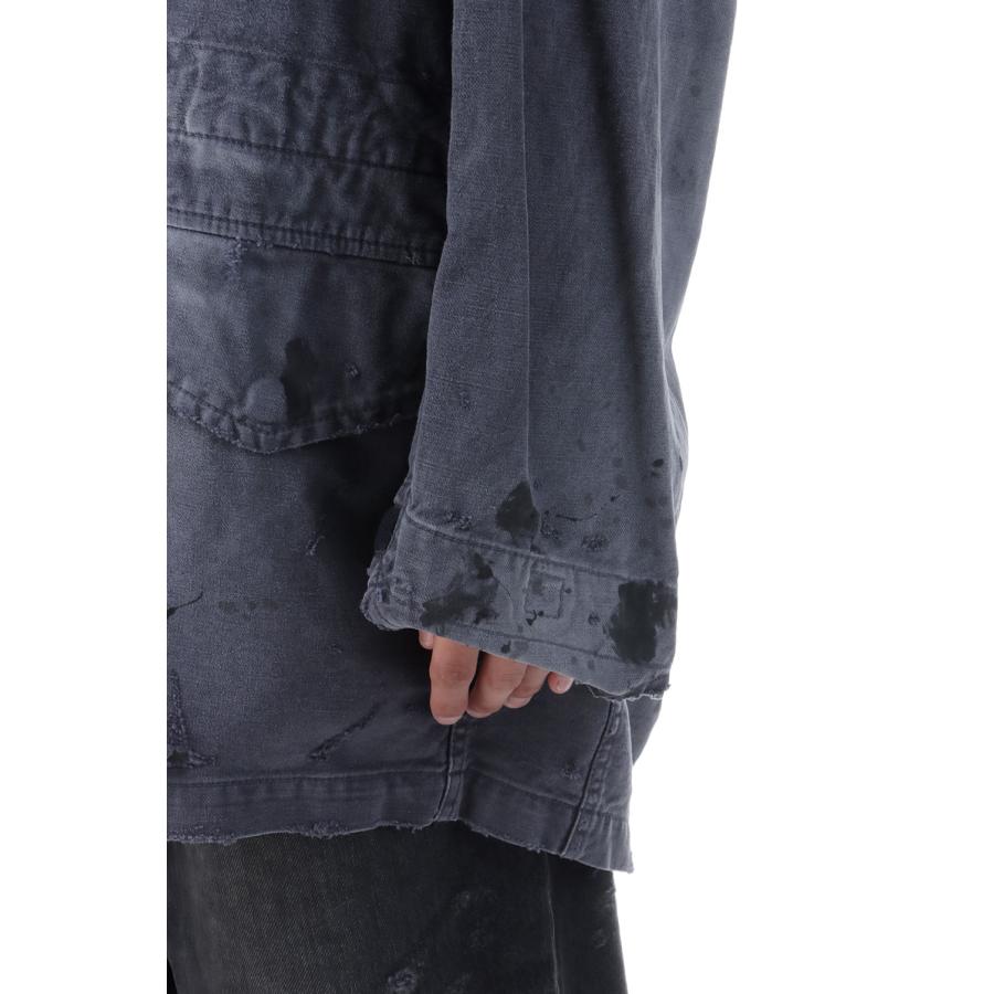 【P2倍】DISTRESSED M-65 JACKET - BLACK (J15BL171) MIHARA YASUHIRO(ミハラ ヤスヒロ) |  | 04